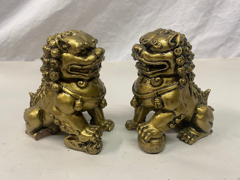 FOO DOG FIGURINES - V260 (x2)