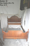 DOUBLE WOOD BED - BED030