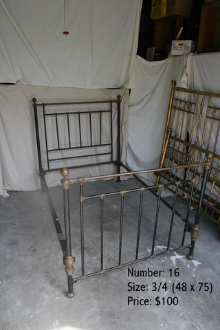 3/4 METAL BED - BED016