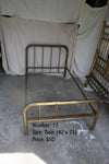 SINGLE METAL BED - BED017